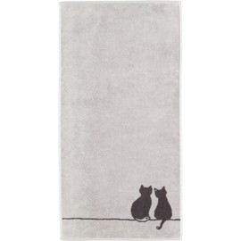 Cute Cats Edition You & Me 6263 Hand Towels Platinum / Basalt - 70