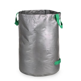 100 Litre Reusable Garden Waste Bag for Yard Recyclable Standable Container Leaf Trash Plant  Pool Landyard Landscaping Lawn Patio