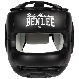 Benlee Facesaver Head Guard Faux Leather S/M, Black