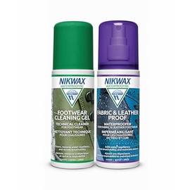 Nikwax Fabric & Leather Footwear Clean/Waterproof Duo-Pack 2 x 125ml