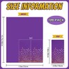 100 Pcs Purple Dinner Napkins Disposable Gold Dot Purple Paper