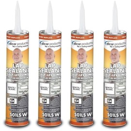 Dicor 501LSW-1 Self-Leveling Lap Sealant, 4 Pack
