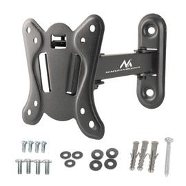 Maclean MC-416 TV Wall Mount, Tilt/Swivel Bracket for 13-32 Inch LED/LCD/OLED/QLED/Plasma TVs or Monitors, Max VESA 100 x 100 mm, up to 30 kg