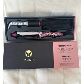Calista Perfecter Pro Heated Round  Brush .75” + GOGOMINI ROUND BRUSH New