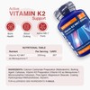 Zipvit Vitamin K2 MK7 200mcg, High Strength K2 Vitamin Supplement,