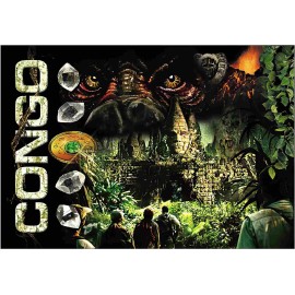 Williams CONGO Pinball Machine Translite  Awesome ARTWORK CUSTOM