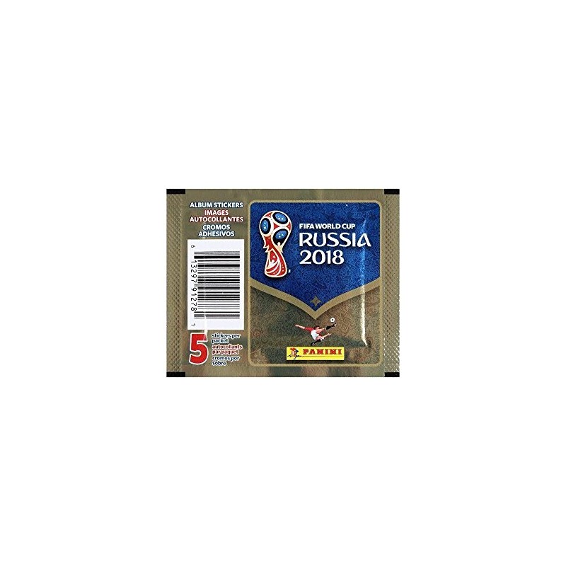 Panini 2018 Fifa World Cup Russia Single Sticker Pack (5