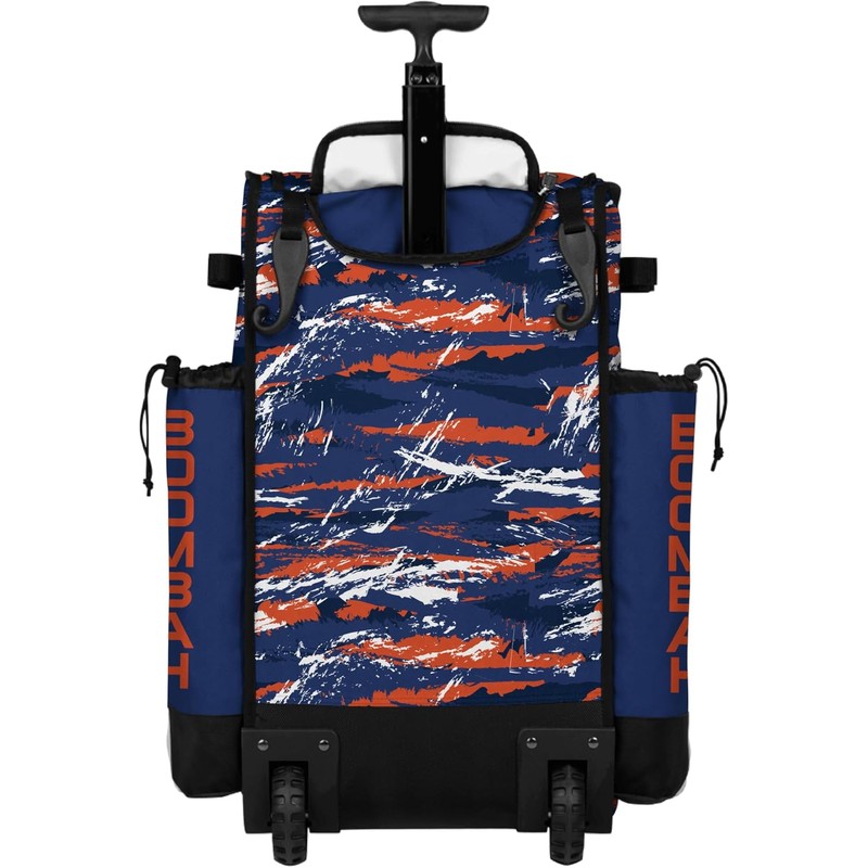 Boombah Rolling Superpack Baseball/Softball Gear Bag - Telescopic Handle -