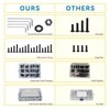 WZHUIDA 300Pcs M4 Screw Assortment Button Head Socket Cap, M4*6mm,