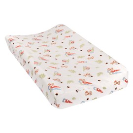 Trend Lab Forest Gnomes Deluxe - Funda para cambiador de franela