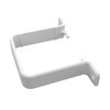 5 x White Square 65mm Flush Downpipe Brackets, Freeflow Low