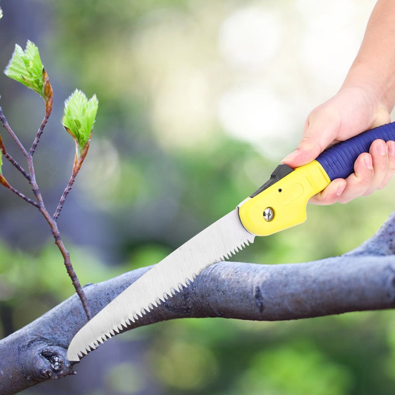 Folding Saw 65 Manganese Steel High Hardness Flower Trees Hand
