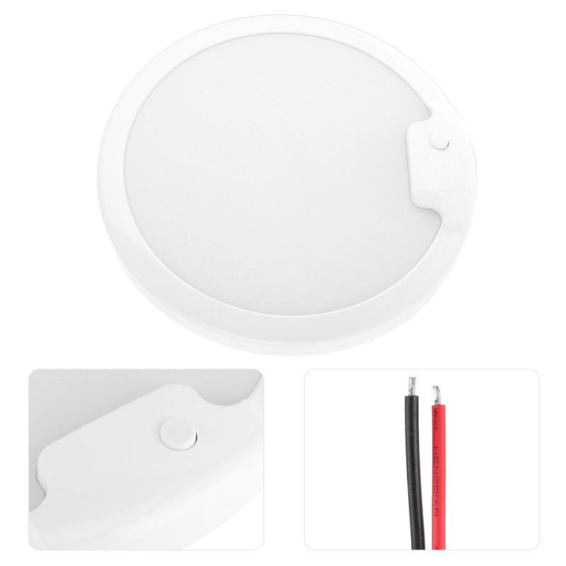 Universal Ceiling Light UltraThin 12V 24V LED Roof Dome Lamp