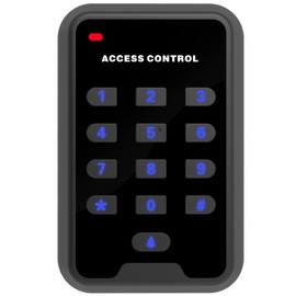 UHPPOTE 125KHz RFID Standalone Door Access Control Keypad Support 1000 Card Users + 10pcs Keyfobs