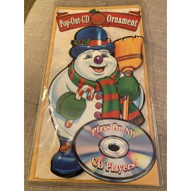 Vintage Frosty & The Snowman pop out cd And Ornament