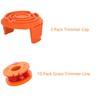 YMHB Trimmer Spool Line for Worx,12 Pack WA0010 Edger Spools