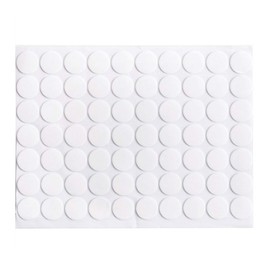 4 Sheet (280pcs) Clear No-Trace Self-Adhesive Acrylic Double-Sided Mounting Tape Adhesive - Super Sticky Strong Waterproof Film Sticker for Office Home Decor (Round)