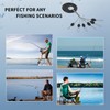 600 PCS Fishing Rubber Bobber Stoppers, 6 in 1 Rubber