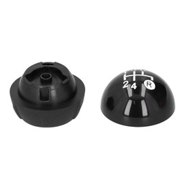 Gear Shift Knob with Cap Decorative Cover Replacement Kit Fit for Fiat 500 500C 2007‑2018 LHD RHD