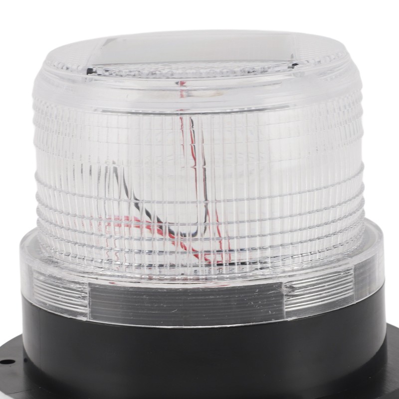 Solar Beacon Light Caution Light 8 LED Dusk to Dawn