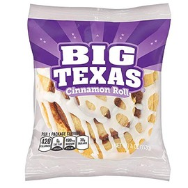 Cloverhill Big Texas Cinnamon Rolls, 4 oz (Pack of 36)