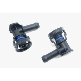 Set of OEM Black Gas Fuel Petrol Tank Quick Release Disconnects Couplings for Ducati: 749/999, 848/1098/1198, StreetFighter, Hypermotard 796/1100, Mulltistrada 1000/1100, Monster 620/695/S2R 800/1000