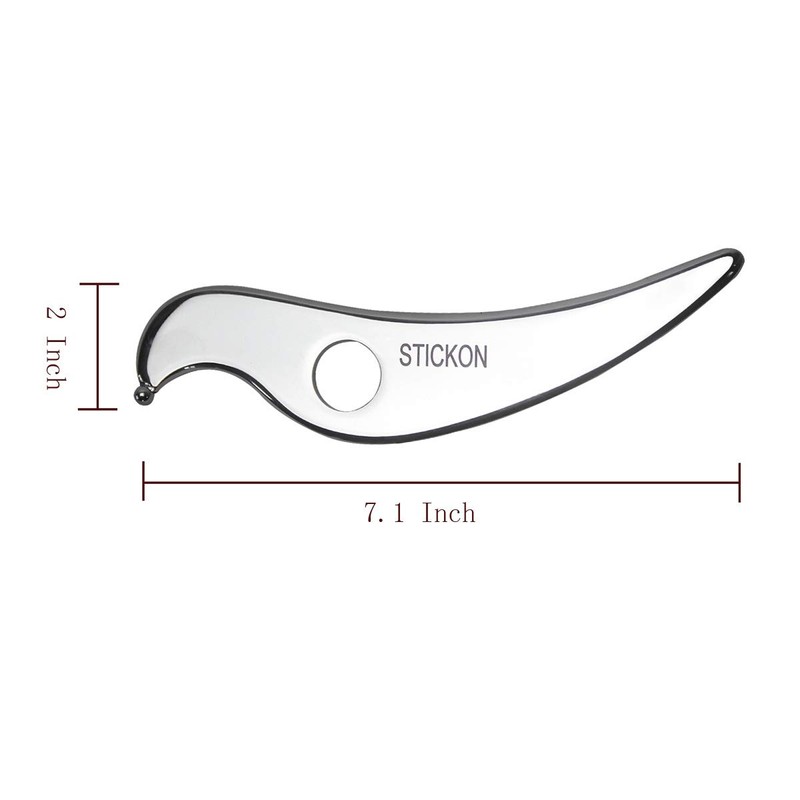JustSun Stainless Steel Gua Sha Massage Tools Medical Grade IASTM