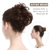 BARSDAR 100% Human Hair Bun - Real Human Hair Messy