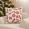 Tosleo Christmas Throw Pillow Cover 18 x 18 inch Set