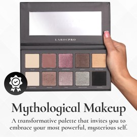 LaRoc PRO Pandora's Box Eyeshadow Palette - High Pigment Smokey, Nude and Neutral Matte & Metallics, Taupe, Brown, White, Gold & Black Eyeshadow - Eye Shadow Makeup Palette