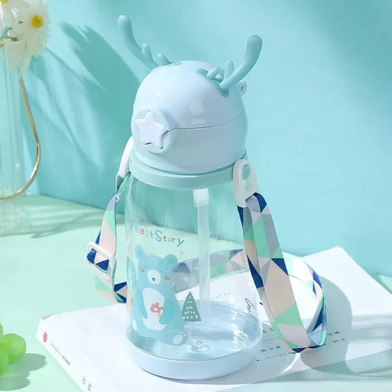 Maíz Botella Agua Infantil Cantimplora Portatil Correa Kawai Reno