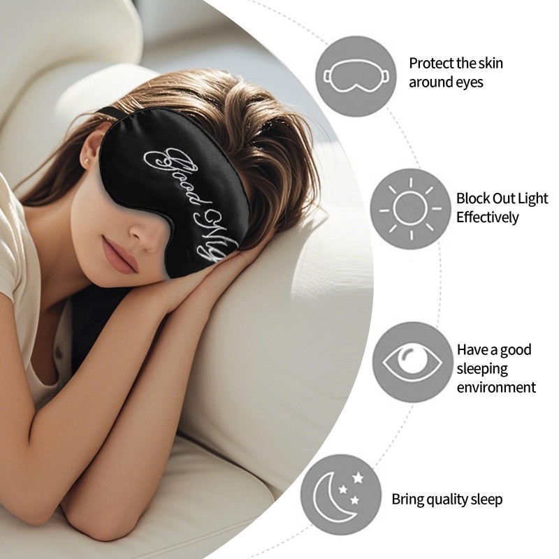 Ptrin 3D Fun Cat Face Sleeping Mask,1 Pack Sleeping Eye