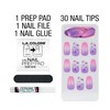 L.A. COLORS Nail Frill Artificial Nail Tip (carded), True Beauty