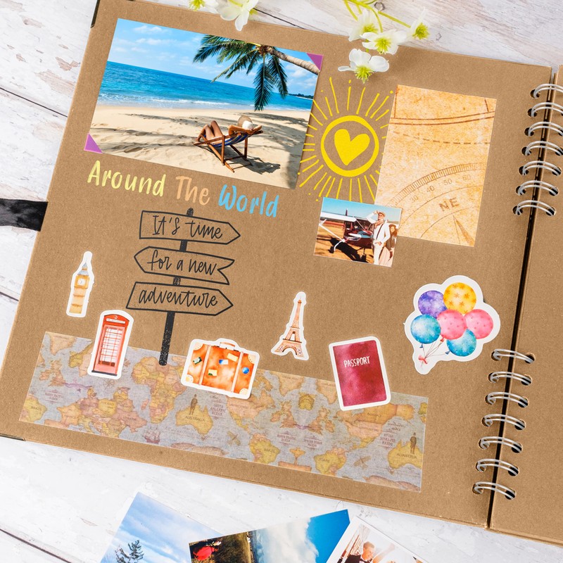 Bstorify Large Scrapbook, 11 x 11 inch, 40 Sheets (80