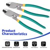 Glarks 6 Inch High Leverage Cable Cutters, Heavy Duty Stainless