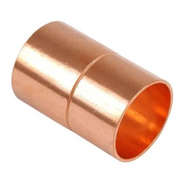 Bag of 5-22mm End Feed Coupling (Known as 22mm Coupling/Pipe Coupling / 22mm Copper Pipe Fittings/end Feed Coupling Also Available in 8mm, 10mm, 12mm, 15mm, 22mm, 28mm, 35mm and 42mm)