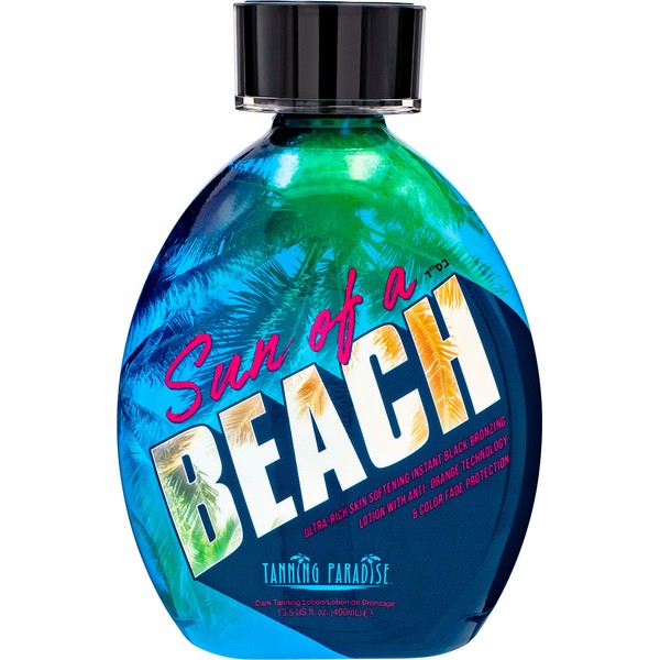 Tanning Paradise Sun of a Beach Instant Black Bronzing | Vitamin Rich Tanning Lotion 13.5oz