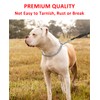 Mystercome Dog Collar Slip Collar Metal Collar Chewproof P Collar