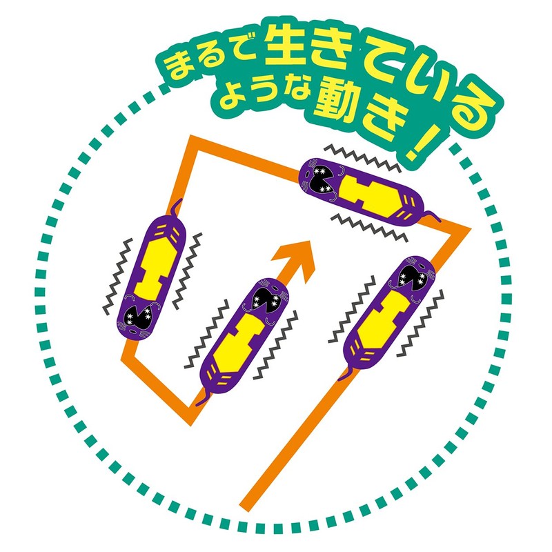 Petio Wild Mouse Crazy Mouse Cat Toy Purple