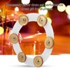 Drum Cymbals Hi Hat Tambourine Drum Set Stainless Steel Bells