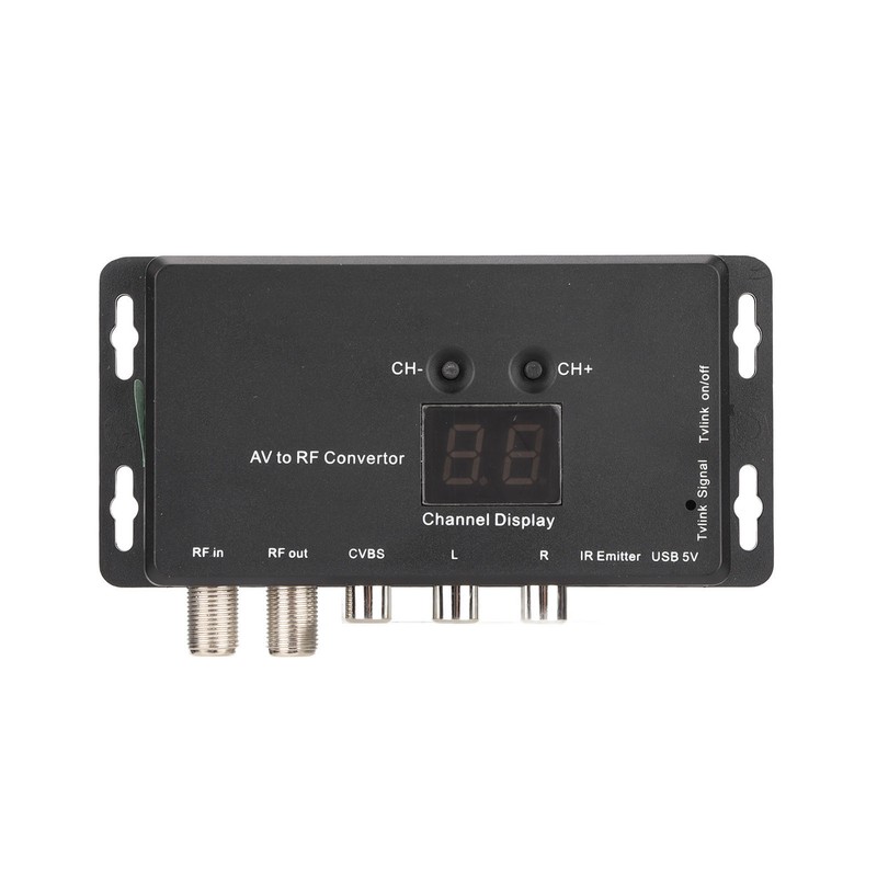 TV Link Modulator Adjustable Support PAL NTSC AV to RF