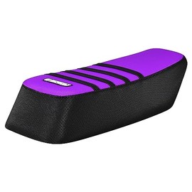 Enjoy Mfg Seat Covers - Compatible Fit for Onyx RCR E-Bike and Onyx CYT2 E-Bike - #392 (Black Sides/Purple TOP/Black Ribs)