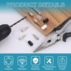 sourcing map 160 Pcs Self-Tapping Screws, Shelf Support Pegs with
