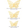 AIEX 24pcs 3D Butterfly Wall Stickers 3 Sizes Butterfly Wall