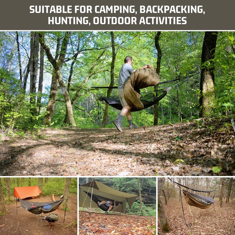 Under Quilts for Hammocks, HIKERBRO Ultralight Hammock Underquilt, Double Size