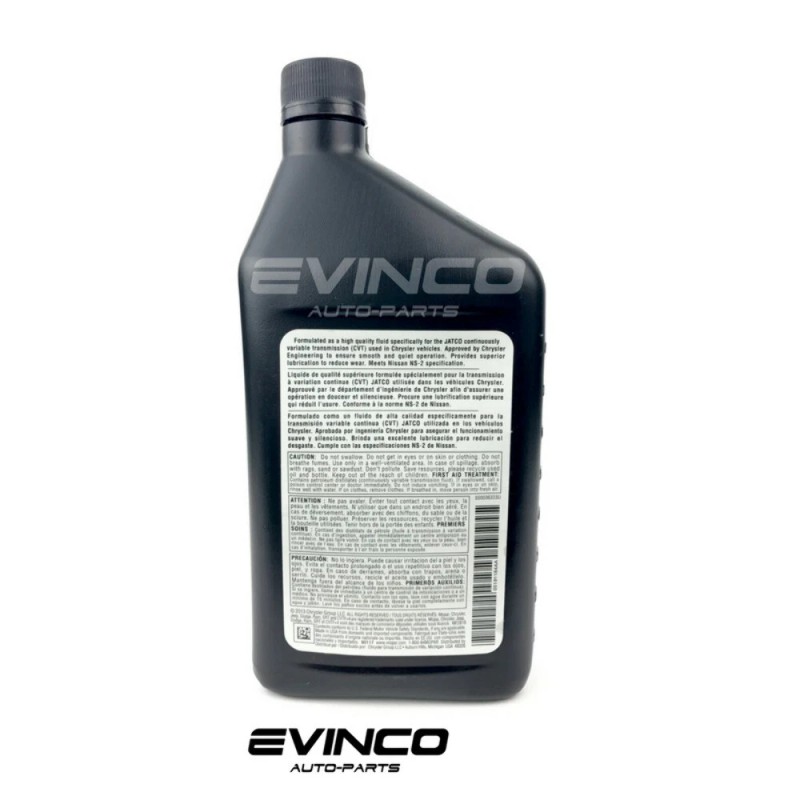 Mopar CVTF+4 Transmission Fluid Chrysler Jeep Dodge Case 12 Quarts