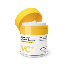 #OOTD Vitamin C Face Cream for Sensitive Skin, 1.69 fl oz | Korean Skincare | Clinically tested to reduce melanin by 15.4% in 14 days; Vitamin C face cream fades dullness for a radiant glow