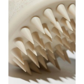 First Hand Supply Scalp Massager (Shampoo Brush/Palm Size/Natural) Scalp Scalp Brush Massage for Women Men Hair Wash Scalp Care Firsthand Supply