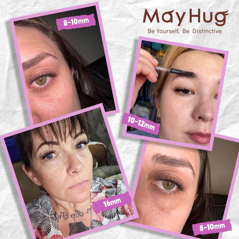 Mayhug Wimpern Extensions 3D Effekt Einzelne Wimpern 144 Pcs D
