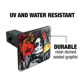 GRAPHICS & MORE Dia de Los Muertos Day of The Dead Woman Tattoo Tow Trailer Hitch Cover Plug Insert